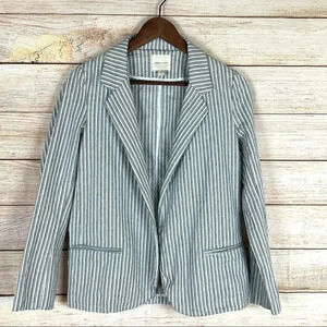 Urban Outfitter Silence + Noise Open Front Stripe Jacket Women’s Size M Medium
